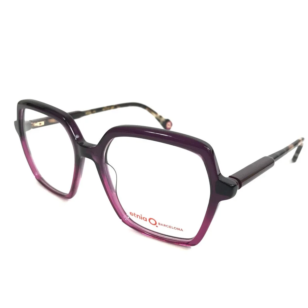 Etnia Barcelona Eyeglasses Frames KORE PU Purple Gradient Geometric 54-17-138
